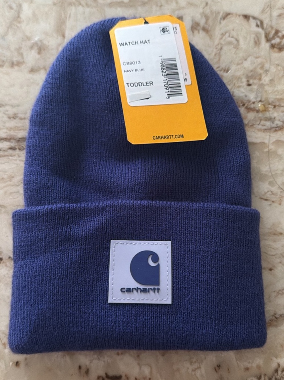 Carhartt Navy Blue Toddler Cuffed Watch Hat
